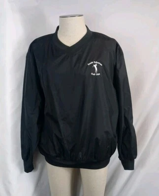Chaqueta cortavientos Sport Tek para hombre grande South Suburban Golf Club Foto 1 de 4