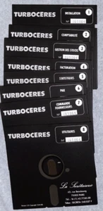 La Secrétairerie TURBOCERES 3.15 8 floppy disk type AMSTRAD ATARI IBM 286-386 - Photo 1/10