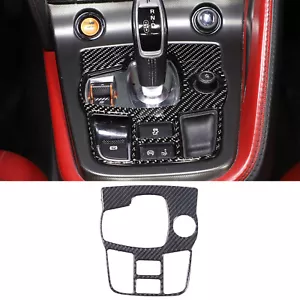 Carbon Fiber Gear Gear Decorative Sticker Trim For Jaguar F-TYPE 2013-2022 - Picture 1 of 9
