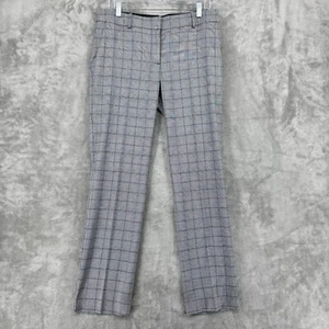 Ann Taylor Pants Womens 8 Plaid Trouser Career Classic Pockets Preppy Academia - Picture 1 of 12