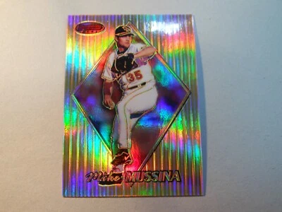 Mike Mustina Bowmans Best Refractor #29 Orioles 129/400 1999 tarjeta dulce Foto 1 de 4