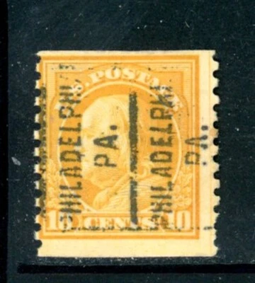 US Scott # 497 - Used - Precancel - CV=$17.50             (12-C250) - Image 1 of 2