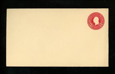 US Postal Stationery U429b Mint Envelope Entire 2c Carmine on White Die 3  - Image 1 of 2
