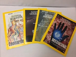 National Geographic 2019 January, February, March & May 4 Volumes in Set VGC!  - Picture 1 of 6