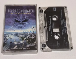 Iron Maiden - Brave New World 2000 - original indonesia cassette tapes - Picture 1 of 10