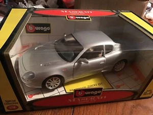 BURAGO 1/18 MASERATI 3200 GT Silver MADE IN ITALY 30071 - Picture 1 of 3