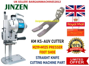 KM KS-AUV CUTTER M219=M125 PRESSER FOOT SHOE INDUSTRIAL CUTTING MACHINE PART - Picture 1 of 3