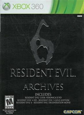 Resident Evil 6 Archives Xbox 360 (Brand New Factory Sealed US Version) Xbox 360 - Image 1 of 2