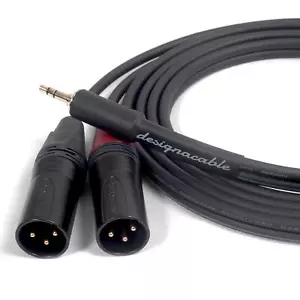 Mogami 2965 3,5 mm Stereo Klinke auf 2x Stecker XLRs Splitter Kabel. - Bild 1 von 1