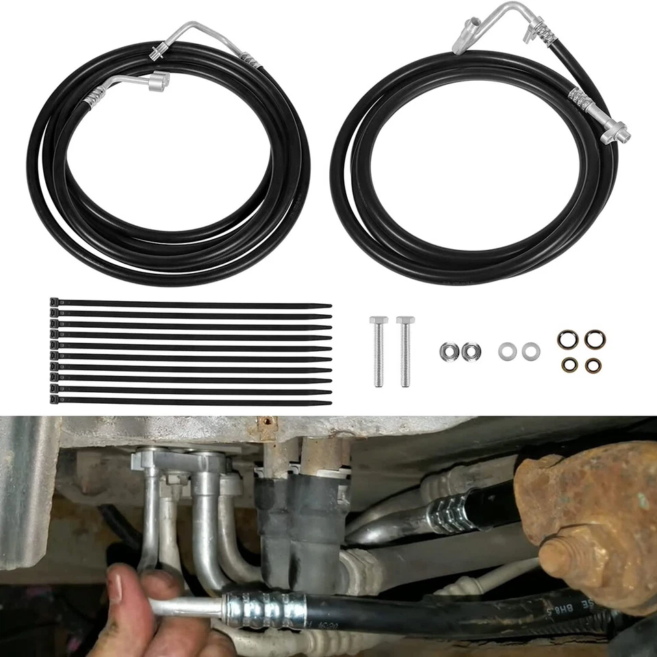 Kit de línea de aire acondicionado trasero GMC Yukon XL Suburban 2007-2014 juego de manguera de aire acondicionado auxiliar trasera nuevo Foto 1 de 4