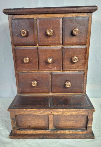 VICTORIAN COUNTRY COUNTERTOP APOTHECARY CABINET Cover