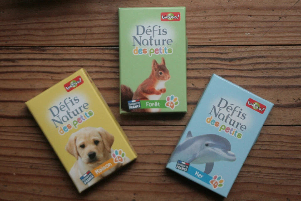 Défi Nature des Petits Jeu de Cartes Bataille aux choix - Bioviva - Photo 1/1