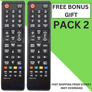 2X New Replacement Remote Control for GENUINE Samsung Smart TV LED BN59-01175N - Picture 1 of 8