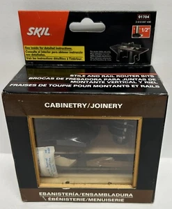 Skil 91704 Stile And Rail Router Table Bits 1/2" Cabinetry/Joinery, FREE SHIPP - Picture 1 of 3