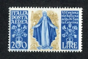 ITALY ITALIA - SANTA CATERINA SERIE (Sas.574-577+ P.A,A146-7) ** MNH (832-a49) - Picture 1 of 12