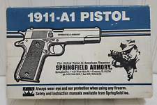 Vtg Springfield Armory Empty Cardboard Handgun Box Only For 1911-a1 Pistol Gun