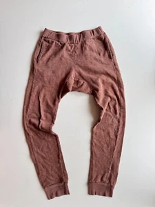 Kids' MINI MIOCHE Brown Cotton Jersey Mod Joggers Sweatpants, Size 9/10 - Picture 1 of 12