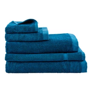 MyHouse Riley Bamboo Cotton Towel Collection - Peacock - Bath Sheet - Picture 1 of 2
