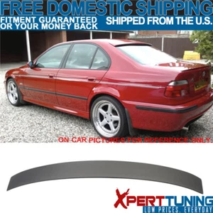 Fit 1996-2003 BMW E39 5 Series AC Style Rear Roof Window Spoiler ABS Matte Black - Picture 1 of 6