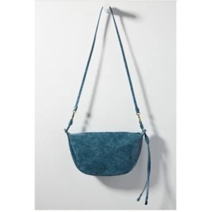 Anthropologie Lucie Faux Leather Crossbody Bag in Teal - Picture 1 of 11