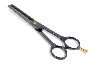 Fellschere Hundeschere Effilierschere rostfrei Edition Black Titan NTS-Solingen