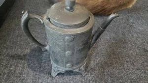 Antique QUADRUPLE PLATED Victorian style SILVER TEAPOT Coffee Tea Pot - Picture 1 of 8