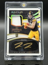 Pat Freiermuth 2021 Immaculate Gold Eye Black Rookie Patch Autograph /25 🔥