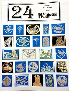 Scroll Saw 24 EASY Unique Patterns ! From Creative Woodworks & Crafts - NEW - Picture 1 of 1