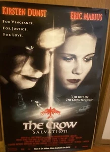 THE CROW Salvation Movie Poster 2000 Video Store Version 27 x 40 - Picture 1 of 7