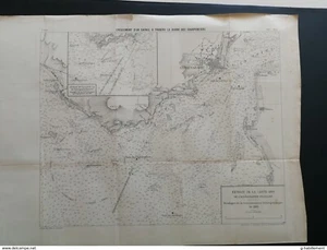 ANNALES PONTS et CHAUSSEES - Creusement chenal a travers la barre d charpentiers - Imagen 1 de 4
