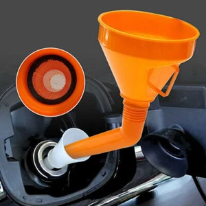 Großer flexibler Auto-Wasser-Öl-Trichter Benzin Diesel mit Ausguss & Filter DE - Bild 1 von 12