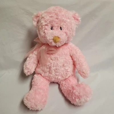 BABY GUND Soothing Sounds Pink Teddy Bear Plush #46651 Heartbeat Music Nature - Image 1 of 4