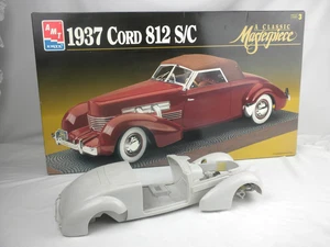 AMT 1937 Cord 812 S/C Classic Masterpiece 1/12 Model Kit # 8127 - Started - Picture 1 of 19