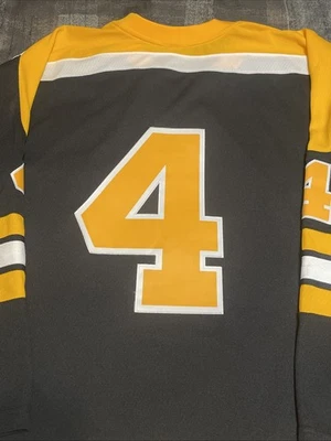 Camiseta deportiva negra Bobby Orr Boston Bruins Mitchell & Ness línea azul - XL Foto 1 de 4