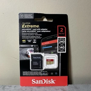 SanDisk 2TB Extreme microSDXC UHS-I Memory Card with Adapter - BRAND NEW! - Photo 1 sur 5