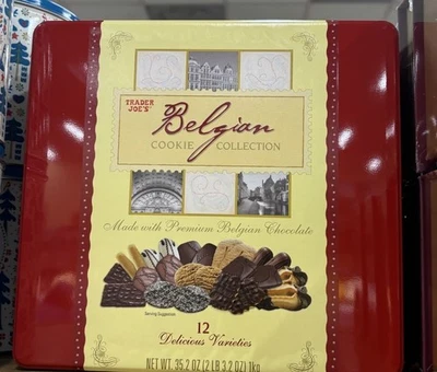 Trader Joe's Belgian Cookie Collection 12 Delicious Varieties 35.2 oz - Image 1 of 4