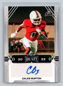 Caleb Burton 2022 Bozza Foglia Autografi #BA-CB1 Ohio State Buckeyes - Foto 1 di 2