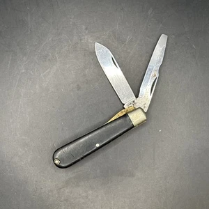 Vtg 1960s 1970s Camillus Delrin 2 Blade Folding Electricians Pocket Knife READ! - Picture 1 of 9