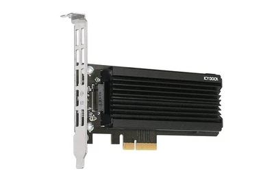 PCIe 4.0 x4/x8/x16 Adapter- / Erweiterungskarte für M-Key M.2 NVMe PCIe SSD bis  - Bild 1 von 4