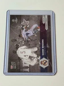 2021 Topps Now UEFA Champions League Black #067 Karim Benzema 68/99 - Picture 1 of 2