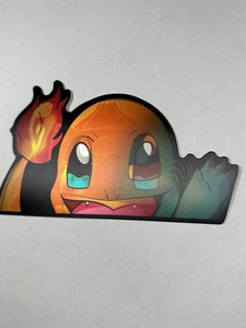 Pokemon Charmander Bulbasaur 3D Lenticular Motion Auto Sticker Aufkleber Peeker - Bild 1 von 4