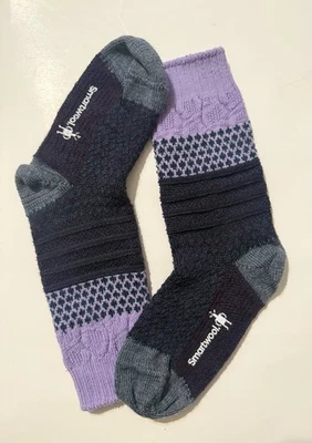 Smartwool Women Everyday Cozy Popcorn Cable Crew Socks, Size S - Image 1 of 4