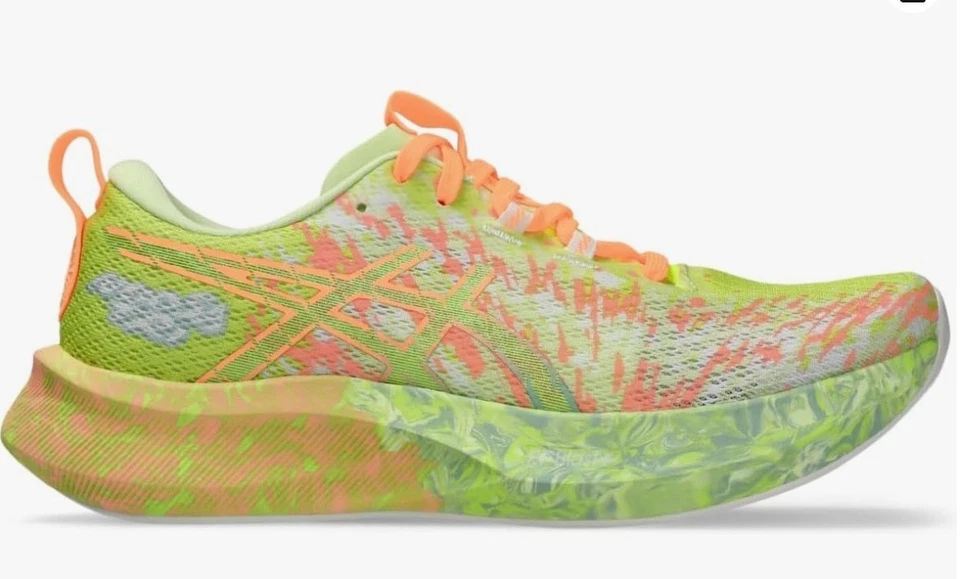 ASICS Women's Noosa TRI 16 Running Shoes, Safety Yellow/Cool Matcha Size 6 - Изображение 1 из 4