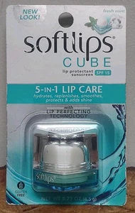 Softlips Cube Fresh Mint Lip Balm 5 In 1 Lip Care SPF 15 NOS Exp 11/16 - Picture 1 of 3