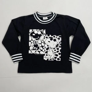 Vintage Snoopy 1958 United Feature Syndicate Inc. Kids Size 6 Wormser Tag Black - Picture 1 of 7