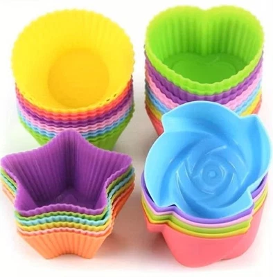 24 Stück Backformen Muffins  Silikonform T70 - Bild 1 von 2