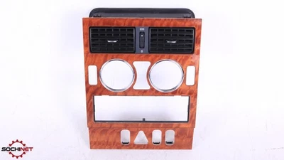 01-04 Mercedes R170 SLK320 Dash Center Console Trim Radio Center Vent Hazard OEM - Imagem 1 de 4