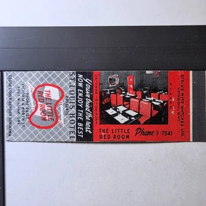 The Little Red Room St. Louis Hotel Fort William Ontario Vintage Streichholzschachtel - Bild 1 von 3