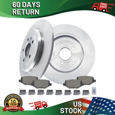 REAR 330mm Brake Disc Rotors Ceramic Pads Kit for Ford Edge Explorer Flex Taurus - Изображение 1 из 4