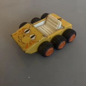 Vintage Buddy L Tin CAT Car 6 wheels 1:64 Scale 3" - Incomplete for parts AS IS - Picture 1 of 3